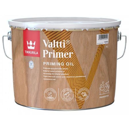 TIKKURILA VALTTI PRIMER грунт антисептик, содержащий масло (9л)