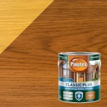 PINOTEX CLASSIC PLUS пропитка-антисептик быстросохнущая 3 в 1, лиственница (2,5л)