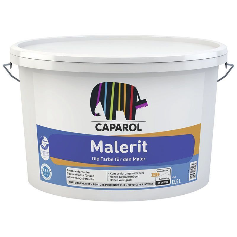 CAPAROL MALERIT краска экологичная с высокой укрывистостью, глубокоматовая, база 1 (2,5л)
