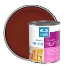 ТЕКС ОПТИМУМ ПФ 115 эмаль алкидная, универсальная, глянцевая, красно-коричневый (0,9кг)