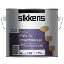 SIKKENS ALPHA METALLIC краска декоративная для стен с металическим эффектом, база 888 (2,375л)