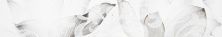 Керамическая плитка Каррарский Мрамор цветы 1504-0145 Бордюр 7,5x45
