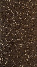 Керамическая плитка Анастасия орнамент коричневый 1645-0094 Декор 25x45