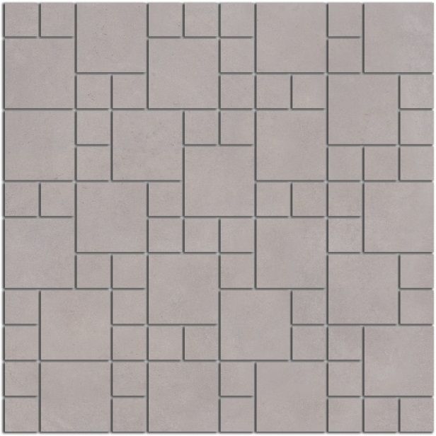 Плитка из керамогранита SG185/002 Александрия серый мозаичный Декор 30x30