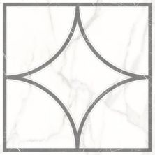 Керамическая плитка Каррара Нова Геометрия 7346-0002 Напольный декор 45x45