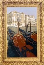 Керамическая плитка Венеция ВС1ЛДПМ Лодка Декор 24,9x36,4