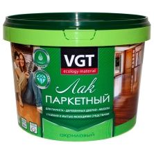 VGT ЛАК ПО ДЕРЕВУ АКРИЛОВЫЙ ПАРКЕТНЫЙ для пола, мебели внутри помещения, матовый (2,2кг)