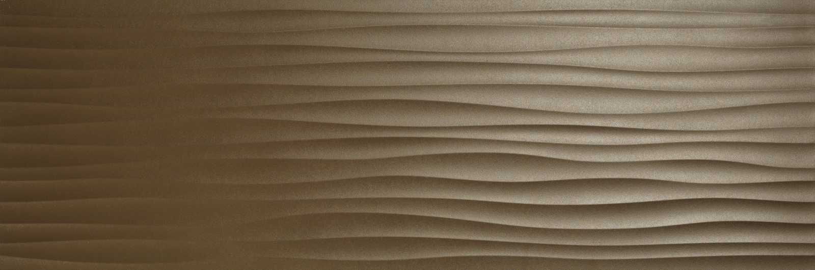 Керамическая плитка M1AM Eclettica Bronze Struttura Wave 3D для стен 40x120