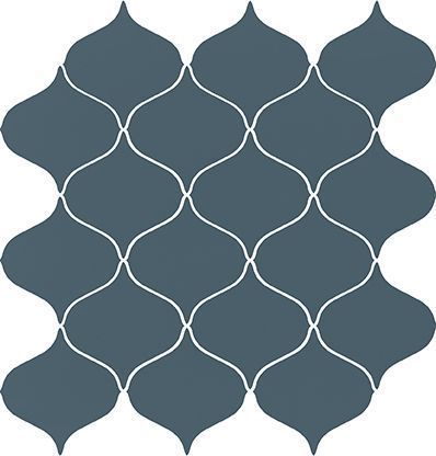 Мозаика O-ONR-WIN131 Ocean Romance сатиновый морская волна 28,1x29,3