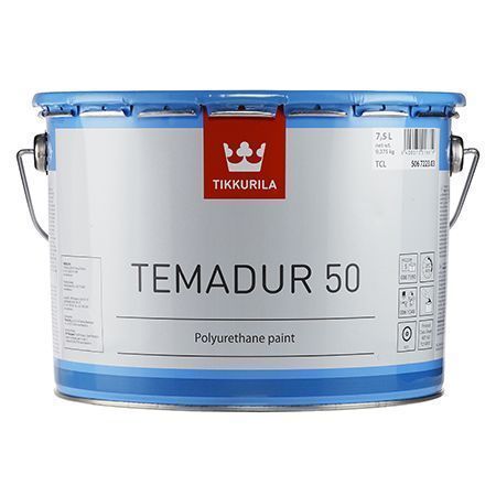 TIKKURILA (INDUSTRIAL) ТЕМАДУР 50 TАL краска полиуретановая (7,5л)