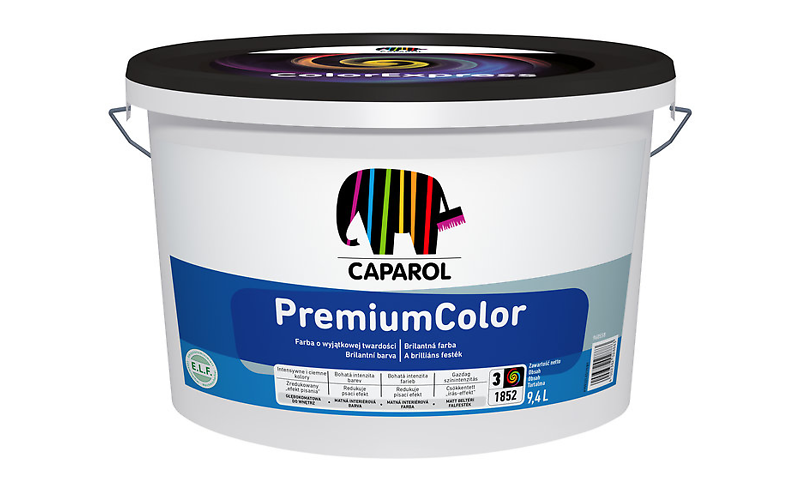 CAPAROL PREMIUMCOLOR краска устойчивая к истиранию, с особой насыщенностью цвета, база 3 (4,7л)