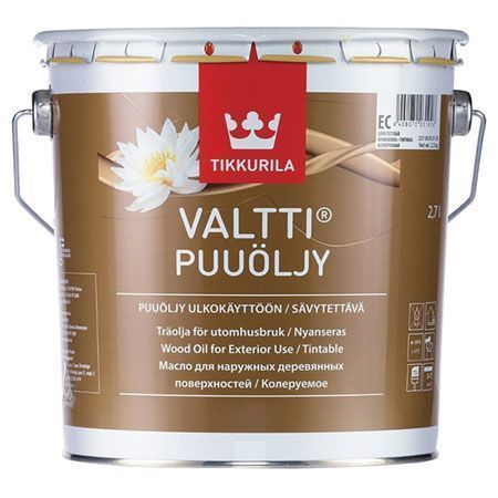 TIKKURILA VALTTI PUUOLJY масло для древесины, органоразбавляемое для наружных работ (2,7л)