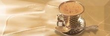 Керамическая плитка Capuccino Coffee Gold D Декор 10x30