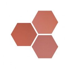 Плитка из керамогранита Hexa Six Coral для стен и пола, универсально 14x16