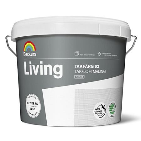 BECKERS LIVING TAKFARG 03 краска глубоко матовая для потолка (10л)