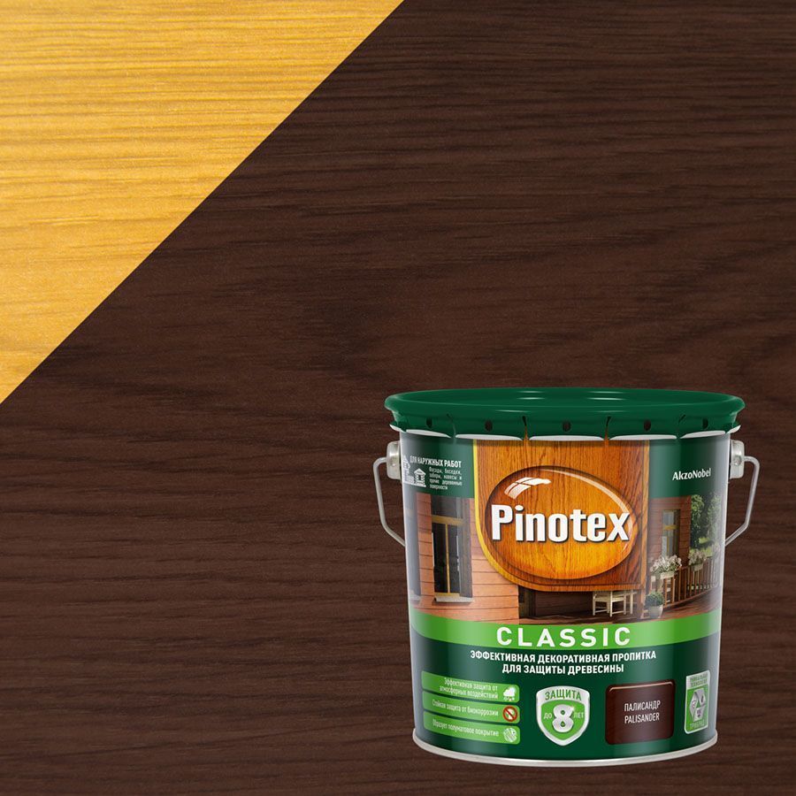 PINOTEX CLASSIC NW антисептик, палисандр (2,7л)