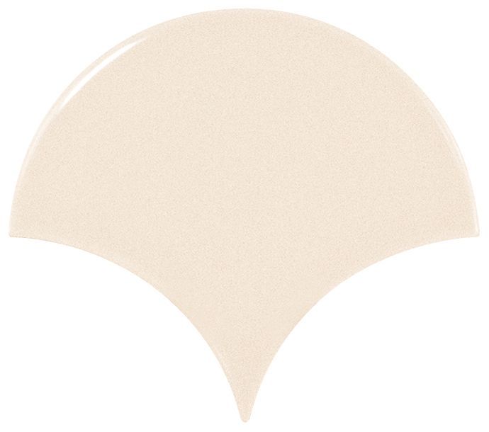Керамическая плитка Scale Wall Fan Cream для стен 10,6x12