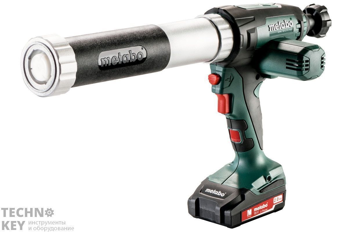 Metabo KPA 18 LTX 400 Пистолет д.герметика 1х2.0Ач 601206600