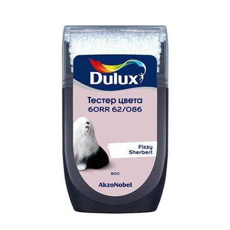 DULUX тестер цвета колеровки 60RR 62/086 матовый (0,03л)