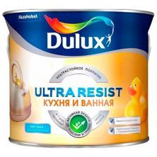 Краска Dulux Ultra Resist для кухни и ванной матовая BW 10 л