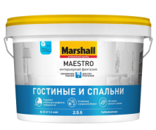 Marshall Maestro / Маршалл Маэстро Интерьерная Фантазия Краска для стен и потолков водно-дисперсионная глубокоматовая