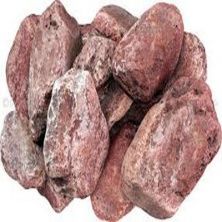 Камень для печей Яшма сургучная Огненный камень Розовый с вкраплениями 10 кг