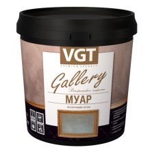 VGT GALLERY МУАР состав лессирующий, полупрозрачный, white silver (2,2 кг)