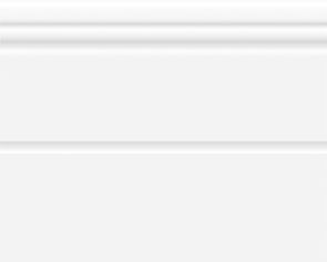 Керамическая плитка Флора Керамик белый 01 Плинтус 25x20